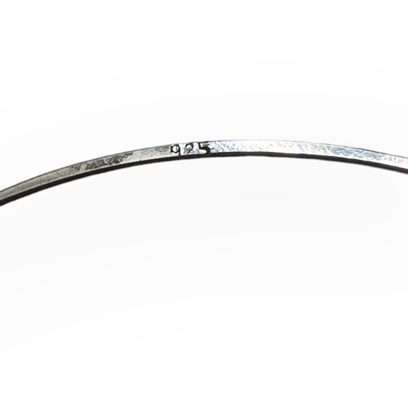 Disc dangle earrings 925 - Picture 3 of 4